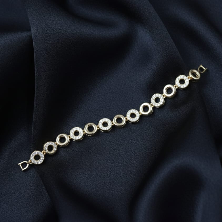 1 Carat Round Bracelet