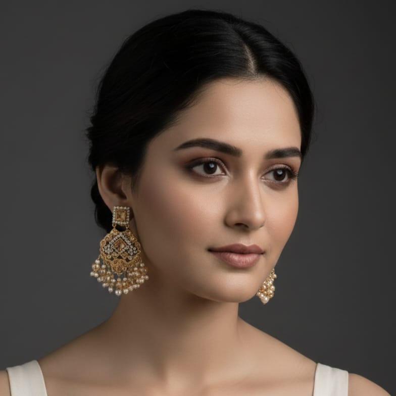 Golden Earing With Pearl