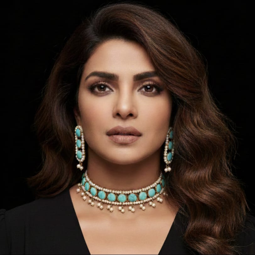 Regal Ruby-Toned & Pearl Choker Set